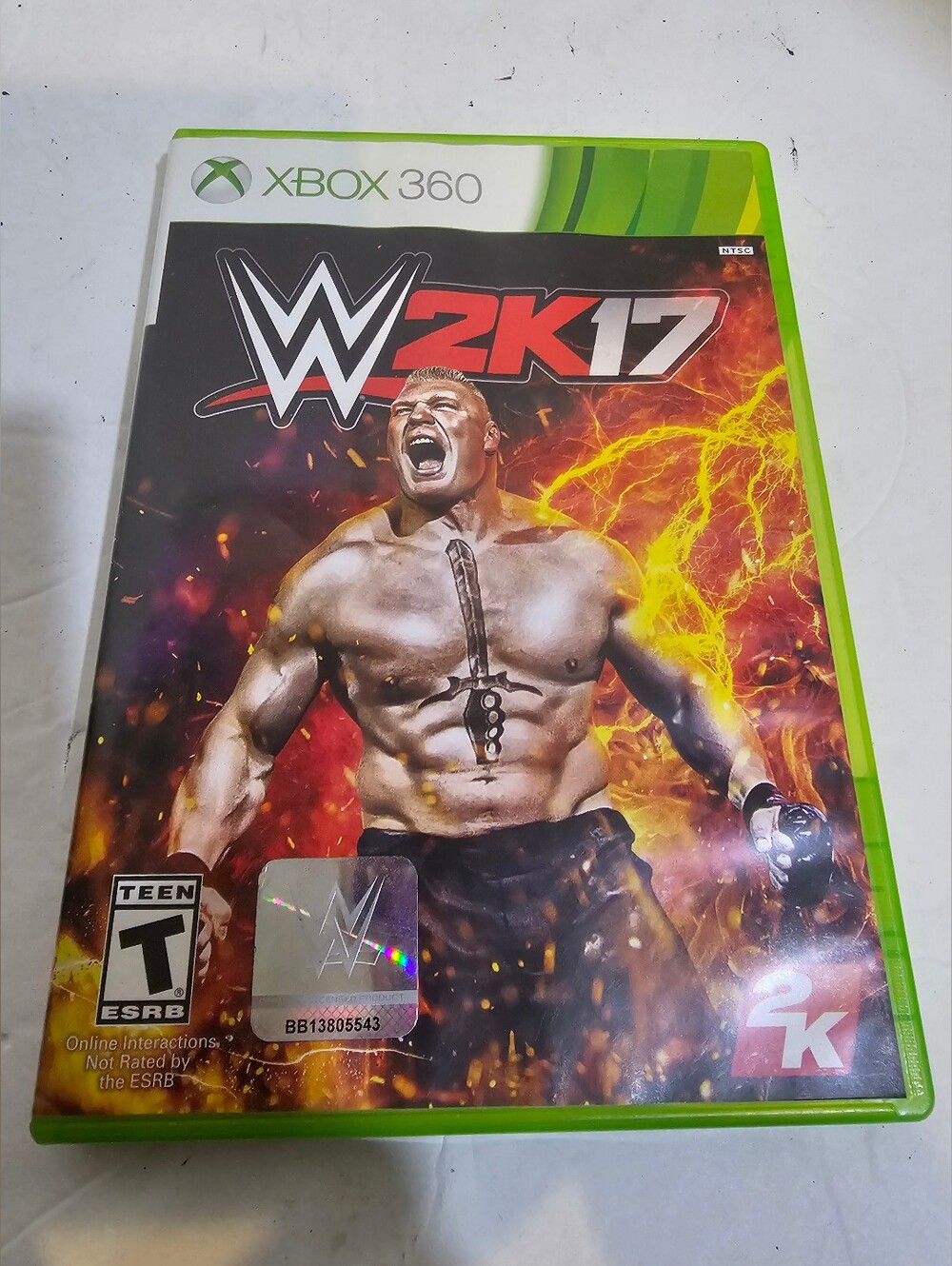 WWE 2K17 (Microsoft Xbox 360, 2016) CIB Complete in Box w/ Manual - Tested Works